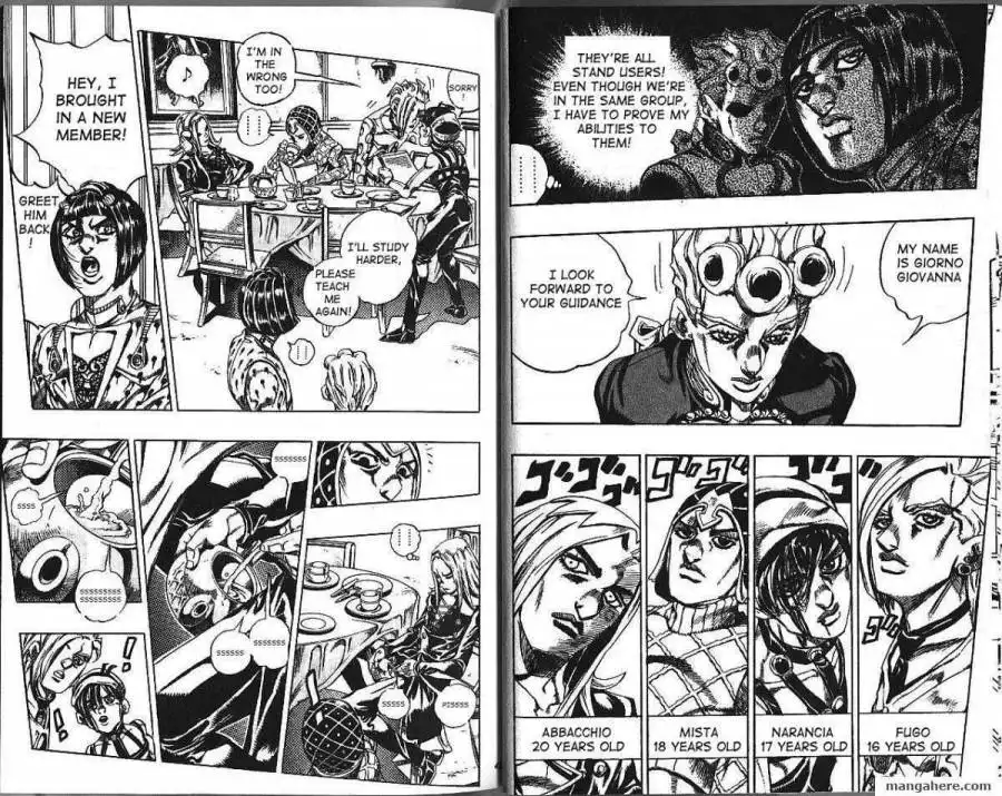 JoJo's Bizarre Adventure Part 5: Vento Aureo Chapter 3 18